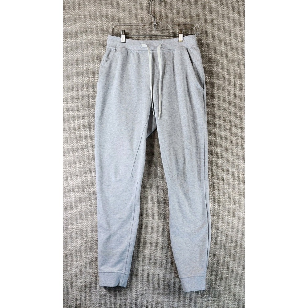 Lululemon City Sweat Joggers Mens S Grey Heather French Terry Tapered Sweatpants